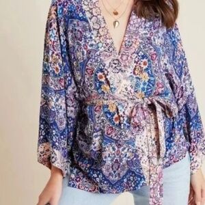 Anthropologie Short Kimono